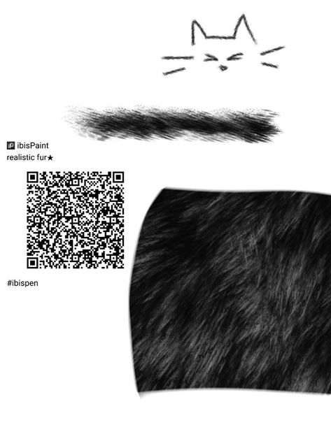 Fur Qr Code Ibis Paint, Fur Ibis Paint Brush, I Is Paint Brushes Qr, Fur Ibis Paint Code, Fishnet Brush Ibis Paint, Fur Brush Ibis Paint, Brushes Ibis Paint, Brush Ibispaint Code, Ibis Paint Brushes