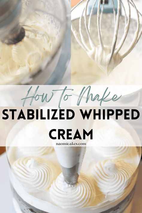 How to Make Stabilized Whipped Cream [Recipe & Tutorial] - NaomiCakes London Fog Recipe, Whipped Cream Recipe, Stabilized Whipped Cream, Recipe Tutorial, Black Forest Cake, Cakes And Pastries, Forest Cake, Make To Sell, Cake Cover