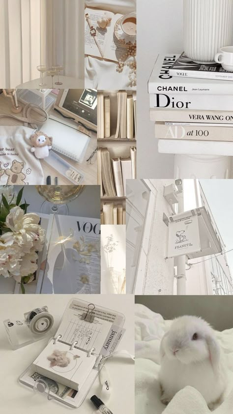 Dior, Collage, Iphone, Books, Flowers, Gold, White