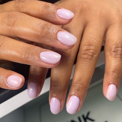 how would you describe this color? bc it’s one of my recent discoveries and faves 💕 . . . . nail journey, gel overlay, natural nails #lavendernails #auroranailtech #nailtransformation #nailjourney #manicure #gelmanicure #gelnails #shortnails #roundnails #squovalnails Very Short Round Acrylic Nails, Super Short Oval Nails, Short Round Natural Nails, Nails Short Oval, Nails Round, Very Short Round Nails, Short Round Nails Designs, Gel Overlay Nails Natural Short, Short Rounded Acrylic Nails