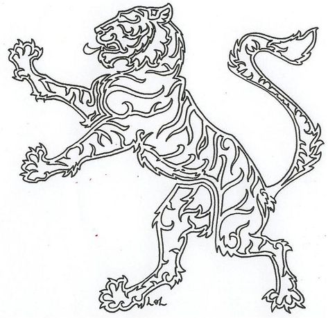 Celtic Tiger, Scout Ideas, Tiger Design, Celtic Symbols, Year Of The Tiger, Celtic Art, Tiger Tattoo, Picture Tattoos, Wood Burning