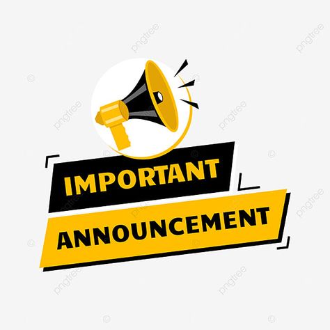 Important Notice Image, Important Announcement Image, Notice Design Layout, Graphic Design Announcement, Important Notice Sign, Announcement Design Graphics, Partnership Announcement Design, Announcement Poster Layout, Announcement Graphic Design