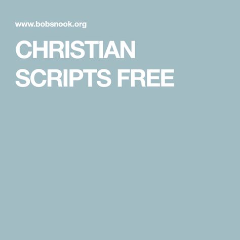 CHRISTIAN SCRIPTS FREE Drama Script, Christian Skits, Drama Class, Class Ideas, Drama