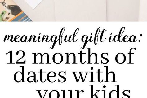 12 Months Of Dates, Meaningful Christmas Gifts, Meaningful Christmas, Christmas Experiences, An Education, Experience Gifts, Months In A Year, Gifts For Boys, Kids Christmas