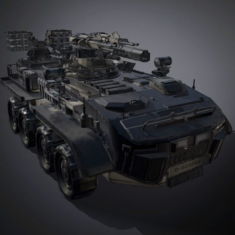 Sci Fi Tank, Concept Vehicles Sci Fi, Military Aesthetic, Armored Vehicle, Combat Armor, Sci-fi Armor, Military Hardware, Concept Car Design, New Tank