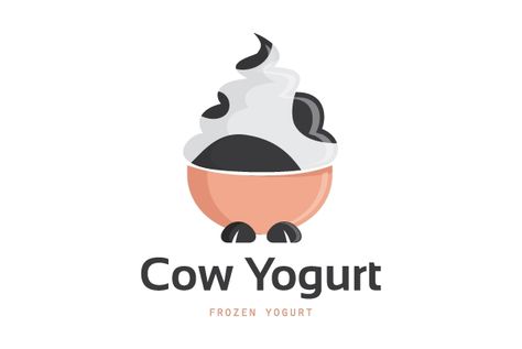 Cow Ice Cream Logo, Milk Label, Milk Cows, Birthday Msgs, Organic Ice Cream, Bakery Cupcakes, Ice Cream Logo, Ice Cream Companies, Cow Logo