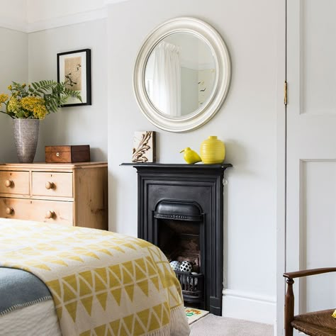 Explore this Edwardian house which is perfect for modern living Edwardian Bedroom, Victorian Bedroom, Edwardian House, Bedroom Fireplace, Cottage Bedroom, Bedroom Renovation, Bedroom Colors, Nottingham, My New Room