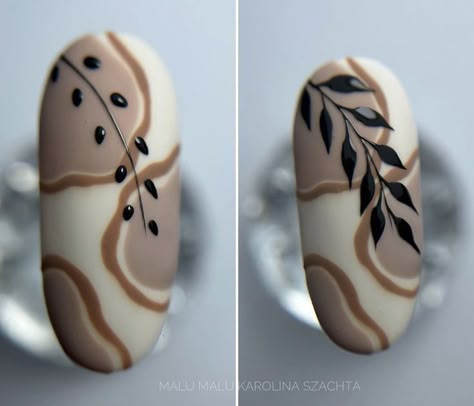 Nail Art Designs Leaves, Leaves Nail Art Designs, Leave Nail Art, Leaves Nail Art, Beginner Nail Designs, Nail Art Wheel, Quick Nail Art, Feather Nails, Business Nails