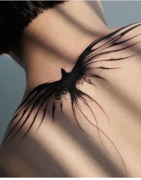 Tattoo Ideas Males, Diy Tshirt, Rune Tattoo, Anklet Tattoos, Crow Tattoo, Neck Tattoo For Guys, Wing Tattoo, Raven Tattoo, Back Tattoos For Guys