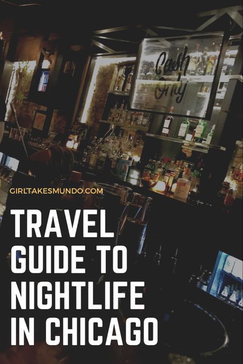 This guide gives travelers like myself a true representation of Chicago’s nightlife from a local insider perspective. From cocktail bars, local gems, live music spots and where to dance the night away, this carefully and constantly updated travel guide to nightlife in Chicago is for you. Late Night Drives Chicago, Visiting Chicago Travel Tips, Chicago Night Clubs, Chicago Downtown Night, Nightlife Club, Chicago Nightlife, Chicago Activities, Down Town Chicago At Night, Chicago Athletic Association