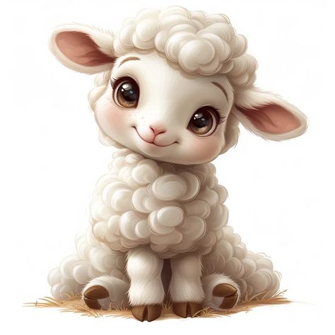 Lamb Cartoon Drawing, Cartoon Lamb Tattoo, Cute Sheep Cartoon, Cartoon Lamb, Sheep Tattoo, Sheep Cartoon, Cartoon Sheep, Sheep Illustration, Teddy Pictures