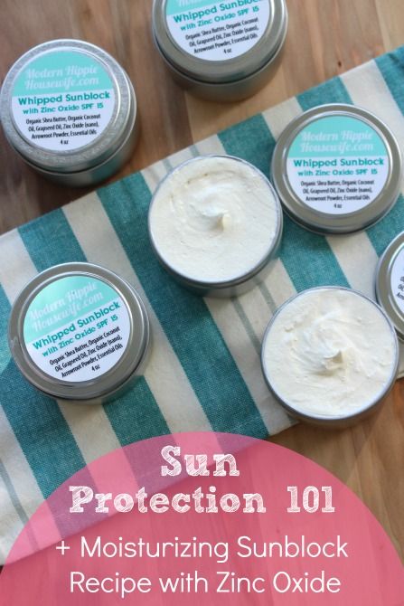 Sun Protection 101 + Homemade Moisturizing Sunblock Recipe — Modern Hippie Health & Wellness Inc. Sunscreen Recipe, Diy Wellness, Zinc Sunscreen, Homemade Skincare, Tanning Beds, Homemade Goods, Diy Medicine, Zinc Oxide Sunscreen, Lip Balm Recipes