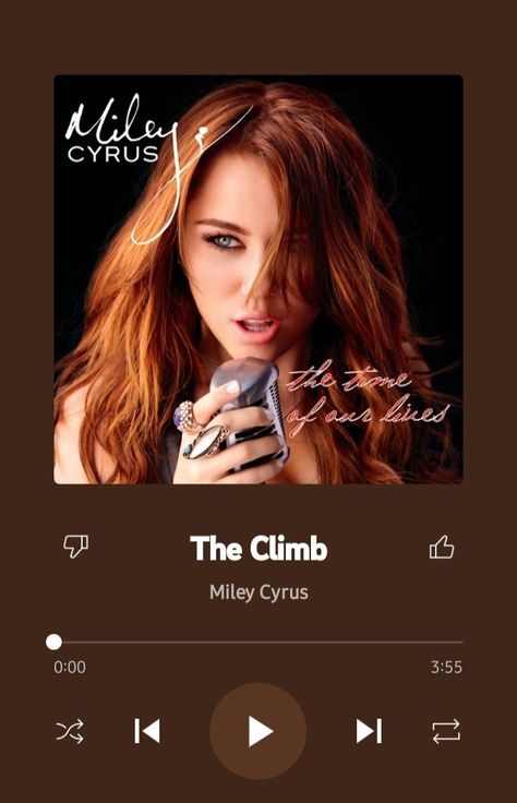 The Climb Miley Cyrus, Song Suggestions, Music Spotify, Music Items, Live Taylor, Look At You, Music Playlist, Miley Cyrus, Aesthetic Backgrounds