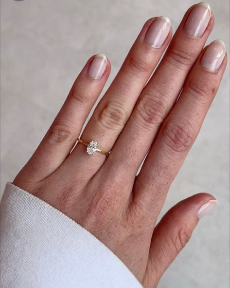 Engagement Ring With Other Rings On Hand, Simple Classic Engagement Ring, Unique Minimalist Engagement Rings, Clean Engagement Ring, Timeless Engagement Ring Classy, Simple Engagement Rings Gold, Engagement Ring Hint, Minimal Engagement Ring, Small Engagement Rings