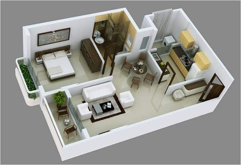 1bhk Flat Interior Design, Flat Interior Design, Bedroom Furniture Layout, Simple Interior Design, Small House Interior, Bathroom Floor Plans, Small House Interior Design, Affordable Interior Design, Kerala House Design