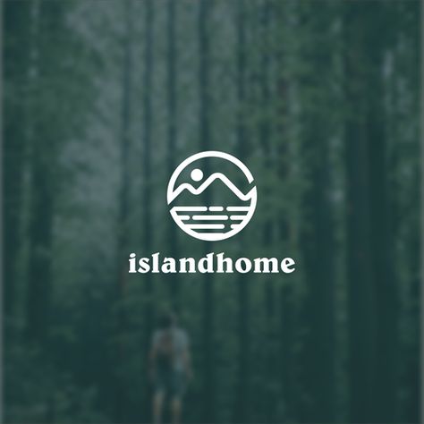 Outdoors Logo Design, Adventure Logo Design, Business House, Icon Company, Silhouette Sport, Graphic Architecture, Camp Logo, Simple Landscape, Camp Brand