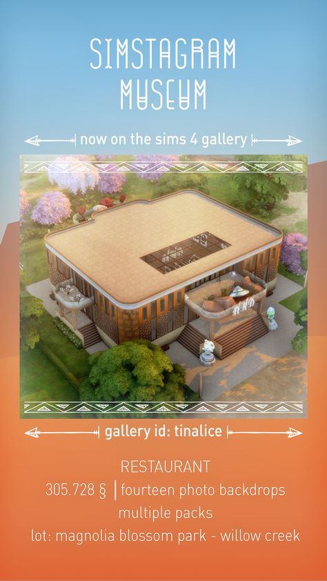 Sims 4 Museum Ideas, Sims Museum, Sims 4 Museum Cc, Sims 4 Art Gallery Ideas, Sims 4 Arts Center, Sims 4 Museum, Sims 4 Museum Build, Sims 4 Aquarium Build, The Sims 4 Lots