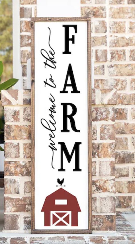 Farm Porch Signs, Tall Wood Signs, Spring Welcome Sign Front Porches, Farmhouse Porch Signs, Farm Welcome Signs, Cow Porch Signs, Western Porch Signs, Western Welcome Sign Front Door, Spring Porch Signs