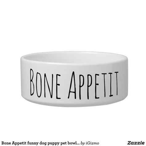 Bone Appetit funny dog puppy pet bowl quote saying Bone Appetit, Personalized Dog Bowls, Holiday Party Themes, Cute Quote, Memes Lol, Dog Birthday Party, Dog Coffee, Dog Crafts, Diy Cricut