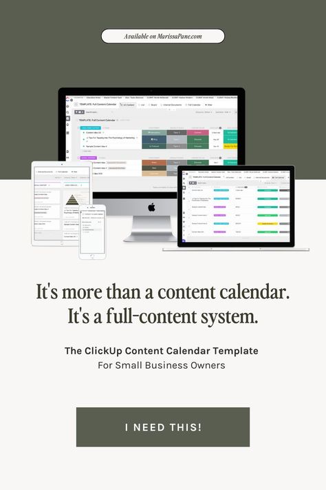 Content Calendar Template On ClickUp Virtual Assistant Tools, Content Calendar Template, Small Business Organization, Cool Tech Gadgets Electronics, Content Calendar, Gadgets Electronics, Business Systems, Content Planning, Content Calendars