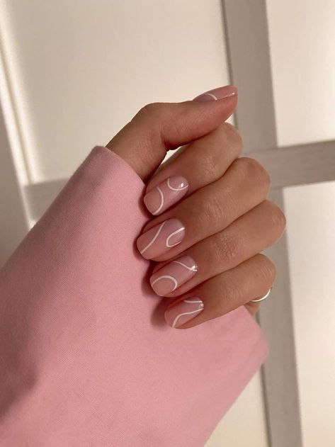 Stylish Acrylic Nails, Trendy Acrylic Nails, Nails Coffin Short, Spring Acrylic Nails, Hello Nails, Romantic Nails, Nude Nail Designs, Subtle Nails, Gelish Nails