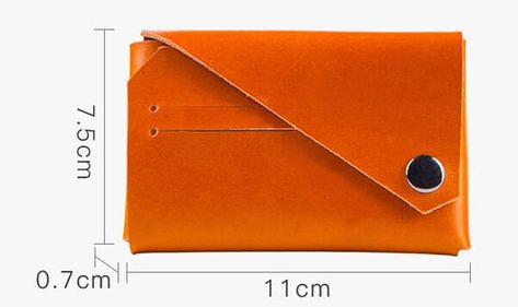 SLwallet: Fold your own wallet in 10 seconds by SLwallet — Kickstarter Handmade Leather Bag Pattern, Origami Wallet, Leather Working Patterns, Leather Wallet Pattern, Small Leather Wallet, Leather Bag Pattern, Leather Card Wallet, Leather Ideas, Wallet Pattern