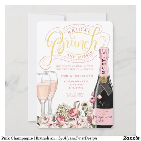 Valentines Brunch, Brunch And Bubbly, Champagne Brunch, Friends Holiday, Christmas Cards Photo, Brunch Invitations, Mothers Day Brunch, Holiday Design Card, Champagne Bottles