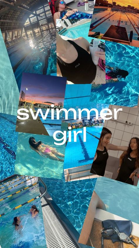 swimmer girl🩵🐟🏊🏻‍♀️ Swim Wallpaper Iphone, Competitive Swim Aesthetic, Swim Competition Aesthetic, Swimming Vision Board, Swimmer Aesthetic Girl, Swimmer Girl Aesthetic, Competitive Swimming Aesthetic, Swimmer Wallpaper, Swimming Aesthetic Sport