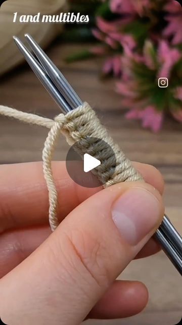 Beginner Knitting Patterns, Lace Knitting Patterns, Knitting Videos, Easy Knitting Patterns, Crochet Lovers, Knit Stitch Patterns, Knit Stitch, Easy Knitting, Easy Crochet Patterns