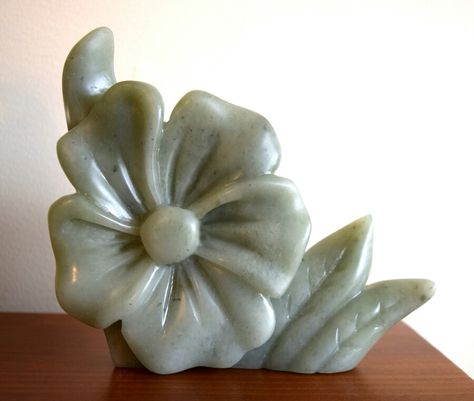 Flower Soapstone Carving by Joke Terrando Soapstone Carving Ideas Simple, Soapstone Carving Ideas, Soapstone Carvings, Soapstone Carving, Flower Carving, Plaster Art, Carving Ideas, Whittling, Hobbies