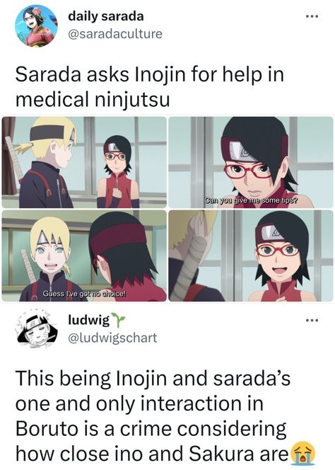 Sakura And Sarada, Inojin And Sarada, Sarada And Boruto, Ino And Sakura, Boruto X Sarada, Boruto Jealous Of Sarada, Boruto And Sarada Family, Boruto X Sarada Pregnant, Sakura And Ino Friends