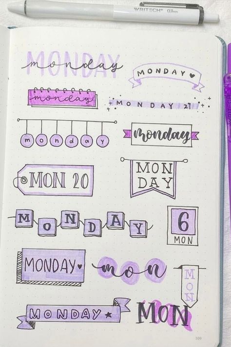 Bujo Title Page, Bullet Journal Title Ideas, Journal Title Ideas, Bujo Titles, Journal Titles, Bullet Journal Titles, Organizator Grafic, Title Ideas, Bujo Doodles