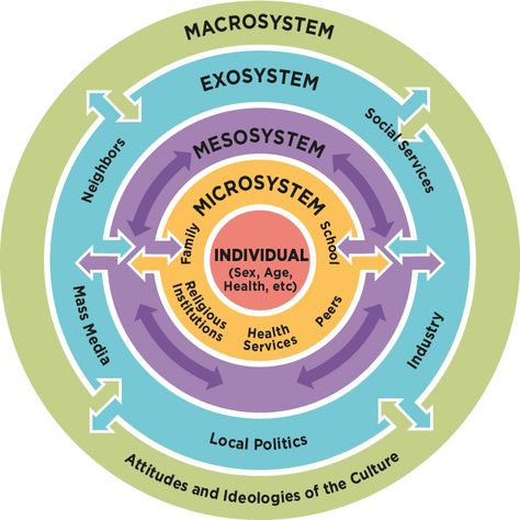 Bronfenbrenner’s Ecological Model, Urie Bronfenbrenner, Ecological Systems Theory, Teacher Vision Board, Area And Perimeter Worksheets, Systems Theory, Behavior Change, Social Services, Social Change