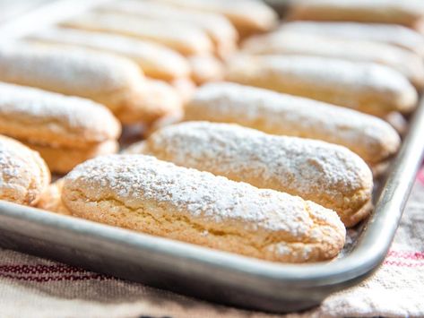 One-Bowl Homemade Ladyfingers Recipe Lady Finger Recipe, Homemade Ladyfingers, Lady Fingers Recipe, Lady Finger Cookies, Lady Fingers, Italian Cookies, Serious Eats, Banana Pudding, Sponge Cake