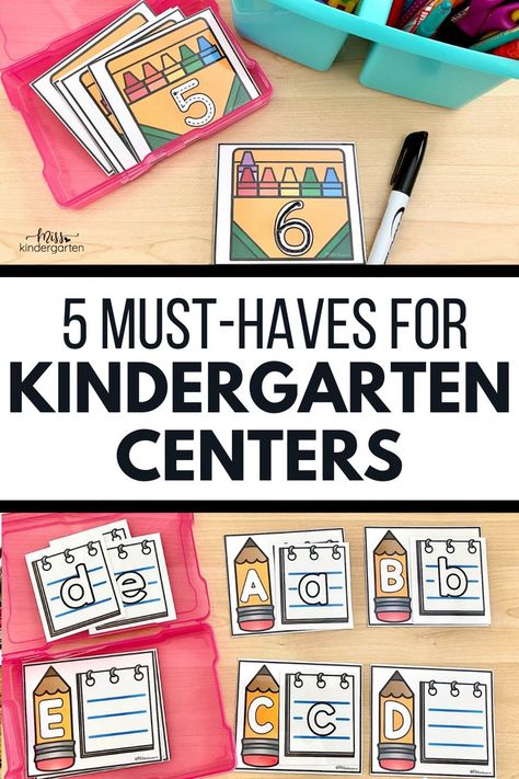 Two back-to-school themed kindergarten centers Alphabet Centers Kindergarten, Kindergarten Center Rotation, Kindergarten Center, January Math, Blends Activities, Alphabet Centers, Center Rotations, Miss Kindergarten, Literacy Centers Kindergarten