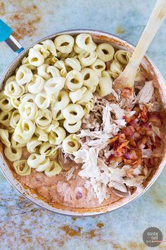 This Creamy Tomato Tortellini with Chicken and Bacon is super simple and makes a perfect weeknight dinner. Frozen tortellini and rotisserie chicken make it a super fast meal, too! Tortellini Rotisserie Chicken, Chicken Bacon Tortellini, Rotisserie Chicken Tortellini, Tortellini With Chicken, Healthy Frozen Dinners, Frozen Tortellini, Creamy Tomato Tortellini, Easy Weeknight Pasta, Lazy Cooking