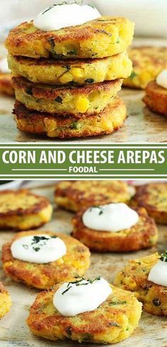 Cheese Arepas Recipe, Homemade Arepas, Cheese Arepas, Columbian Recipes, Corn And Cheese, Arepas Recipe, Venezuelan Food, Cheese Corn, Colombian Food