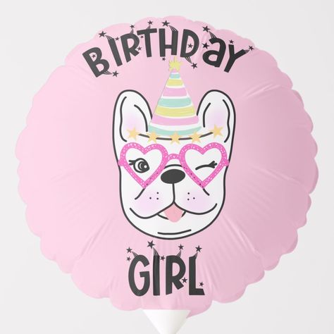 Frenchie Birthday Party, French Bulldog Party, Frenchie Birthday, Moments With Friends, Photo Balloons, Photo Birthday Invitations, Girl Birthday Themes, Adult Birthday Invitations, Bulldog Lover