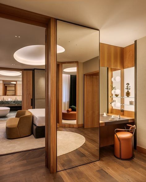 Signature Suites | Park Hyatt Milano | Flaviano Capriotti Architetti Arch Board, Suite Room Hotel, Office 2023, Hotel Bedrooms, Paradise Hotel, Intercontinental Hotel, Makeup Area, Secret Storage, Park Hyatt