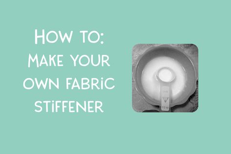 Today I am so excited to show you how to easily DIY Make your own fabric stiffener with this simple recipe that anyone can do! Diy Fabric Stiffener, Make Your Own Fabric, Doily Art, Diy Glue, Mini Christmas Ornaments, Fabric Stiffener, Doilies Crafts, Easy Valentine Crafts, Felt Crafts Diy