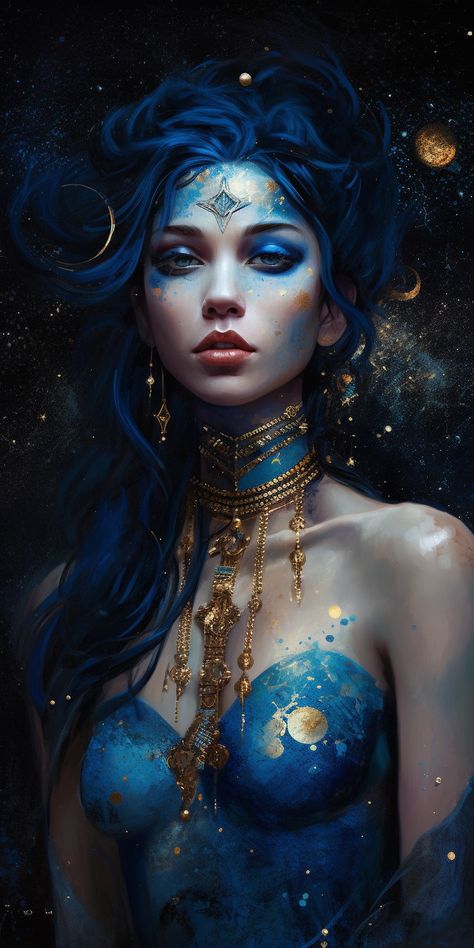 Nut, Goddess Of The Sky And Heavens | Fantasy I Sci-Fi I Books I Films I World Building Nut Goddess, Space Goddess, Goddess Of The Sky, Sky Goddess, Pandora Art, Egypt Goddess, Egyptian Goddess Art, Star Goddess, World Building