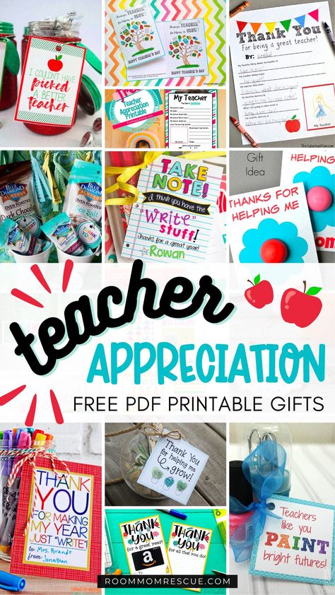 We all know our teachers deserve so much. Honor them and thank them for helping us raise our children with these 15 teacher appreciation printables. Thank you teachers everywhere! Teacher Appreciation Gifts Muffin, Teacher Appreciation Muffins, Coffee Teacher Appreciation, Appreciation Themes, Free Teacher Appreciation Printables, Teacher Appreciation Diy, Appreciation Gifts Diy, Teacher Appreciation Gifts Diy, Teacher Appreciation Printables