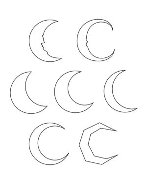 Outline Moon Tattoo, Cresent Moon Drawing Easy, Moon Crescent Drawing, Crescent Moon Shape, Crescent Moon Drawing Simple, How To Draw A Crescent Moon, Crescent Moon Doodle, Moon Tattoo Outline, Moon Outline Tattoo