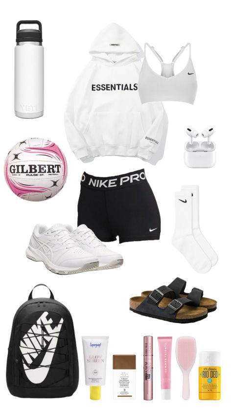 netball fit 🏐🎀 #netball #outfitinspo #outfit #beauty #aesthetic Netball Outfits, Athletic Outfit, Gymwear Outfits, Volleyball Inspiration, Comfy Casual Outfits, Fitness Wear Outfits, Beauty Aesthetic, Clothing Design Sketches, Europe Outfits