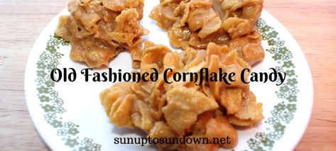 Peanut Butter Cornflake Candy, Cornflake Candy Recipe, Corn Flake Candy Recipe, Corn Flake Candy, Butterfinger Fudge Recipe, Cornflake Candy, Butterfinger Fudge, Cornflake Recipes, Cornflake Wreaths