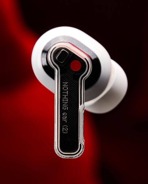 Advanced wireless earbuds that provide a personalized audio experience on the go. An elevated version of the brand’s successful predecessor, Ear (2) features a futuristic aesthetic, aligned with cutting-edge sound capabilities. Ear (2) is Hi-Res Audio Certified for its industry-leading standard of high-fidelity audio. Futuristic Aesthetic, High Fidelity, Wireless Earbuds, Editorial, Sound, Audio