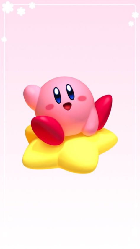 Kirby Mario Star Wallpaper Y2k, Kirby Riding Star, Kirby On Star, Y2k Kirby, Mario Star Wallpaper, Pink Kirby Wallpaper, 3d Kirby, Kirby Poster, Punk Rock Wallpaper