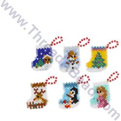 Beaded Ornament Covers, Diy Seed Bead Earrings, Bead Loom Designs, Holiday Beading, Loom Bracelet Patterns, Seed Bead Patterns, Beaded Christmas Ornaments, Christmas Bead, Seed Bead Tutorial