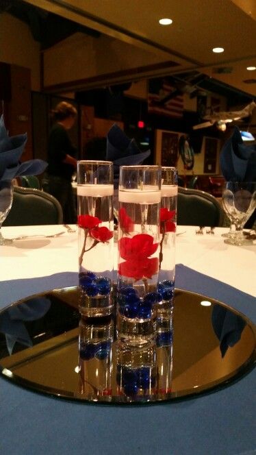 Air Force Table Decorations, Air Force Promotion Party Ideas, Air Force Ball Decorations, Air Force Retirement Ceremony Ideas, Air Force Centerpiece Ideas, Air Force Retirement Party Decorations, Military Ball Decorations, Air Force Ball, Retirement Reception