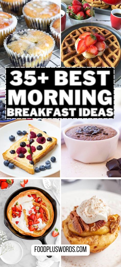 Start your day right with our collection of Sweet Breakfast Recipes! These fun breakfast ideas are sure to become morning favorites in your household. They range from a delightful blueberry breakfast to a hearty breakfast with vegetables. And the best part? They're all easy to make! Whether you're looking for quick breakfast ideas or group breakfast ideas, we've got you covered. Try our healthy breakfast recipes that are easy and quick, especially handy for work breakfast. No Oven Breakfast Ideas, No Cheese Breakfast Ideas, Alaskan Breakfast, Breakfast With Vegetables, Group Breakfast Ideas, Easy Sweet Breakfast Ideas, Sunday Breakfast Ideas, What To Have For Breakfast, Sweet Breakfast Recipes